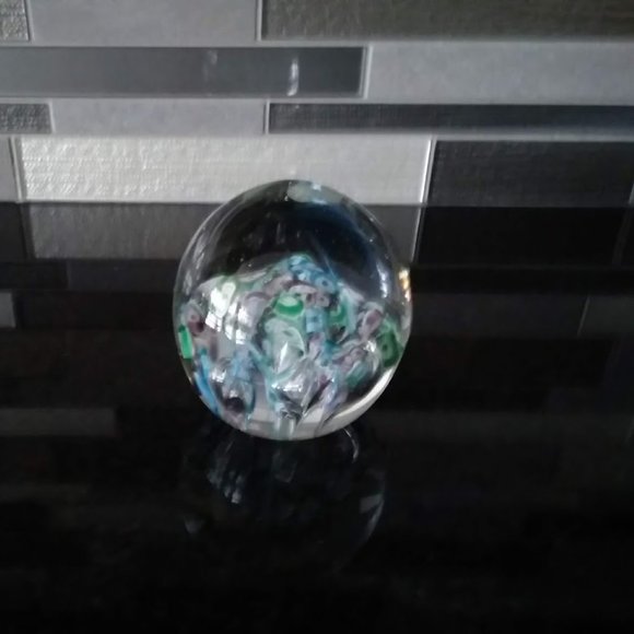 Vintage Art Glass Paperweight - Picture 3 of 3
